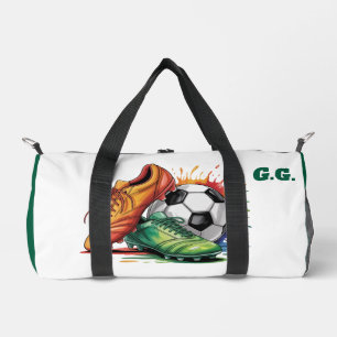 Print Cut Sew Bag-Personalized Football Duffel Bag