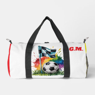 Print Cut Sew Bag-Personalized Football Duffel Bag