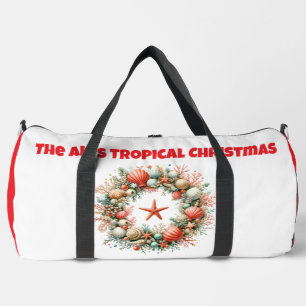 Print Cut Sew Bag- Personalized Tropical Xmas Bag