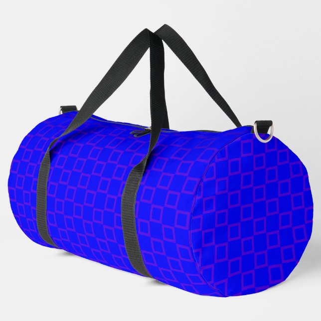 Print Cut Sew Bag Purple Blue modern design (Left Corner)