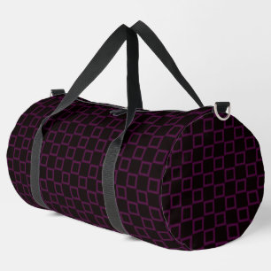 Print Cut Sew Bag purple violet black design