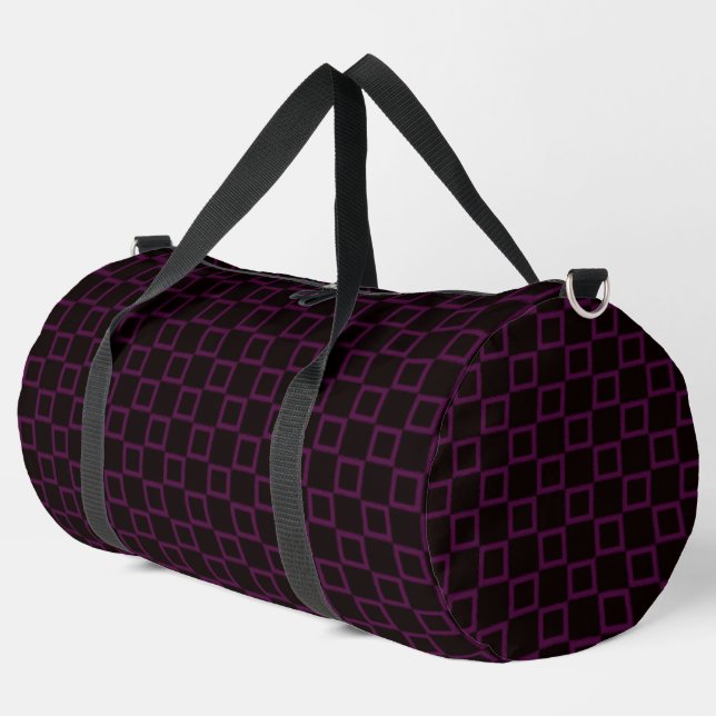 Print Cut Sew Bag purple violet black design (Left Corner)