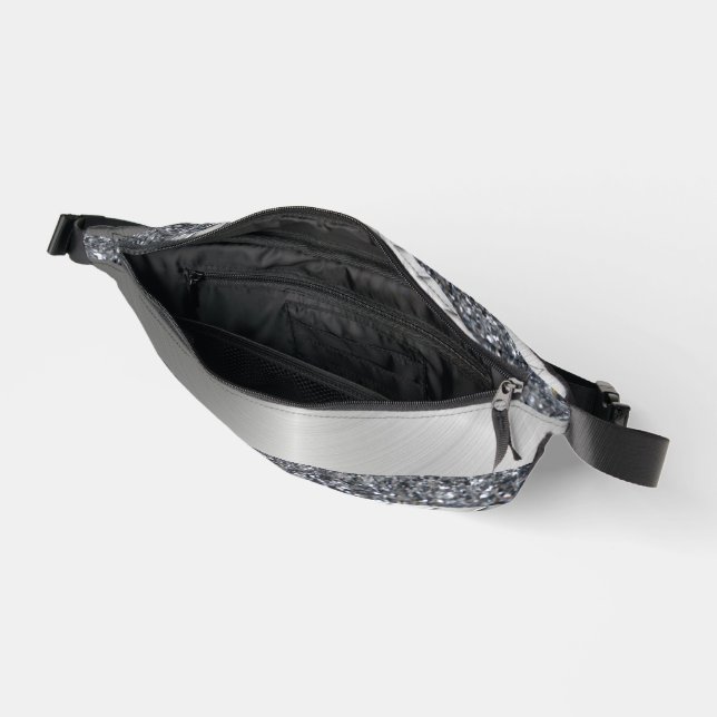 Print Cut Sew Bag Silver Glitter (Open)