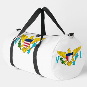 Print Cut Sew Bag, US Virgin Islands flag Duffle Bag