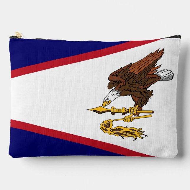 Print Cut Sew Bag with flag of American Samoa, USA (Front)