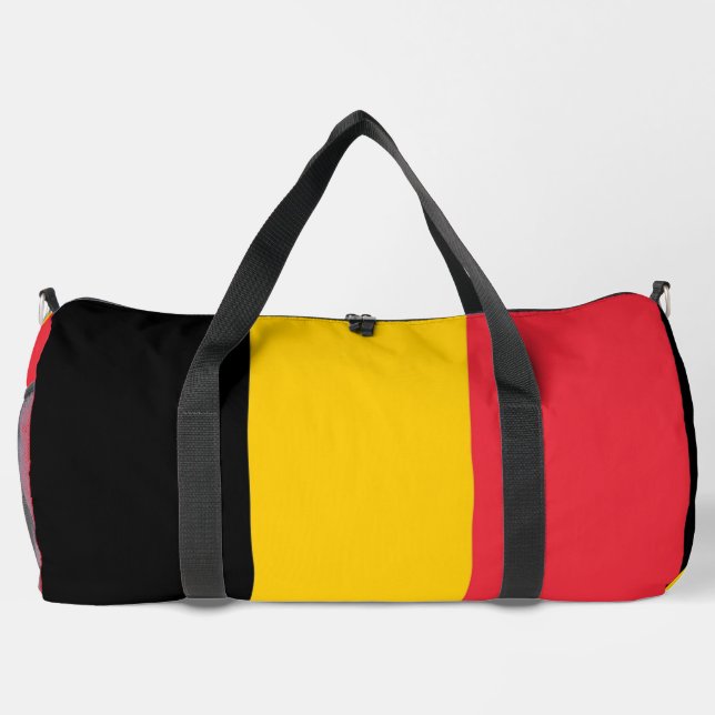 Print Cut Sew Bag with flag of Belgium (Back)