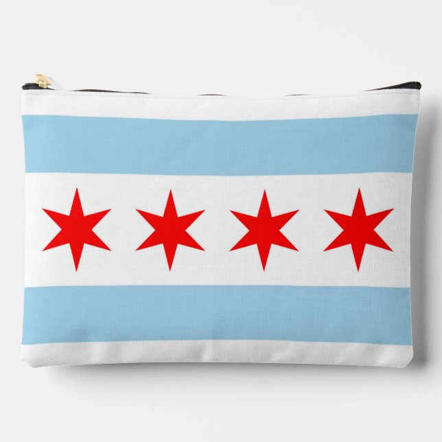 Print Cut Sew Bag with flag of Chicago (Front)