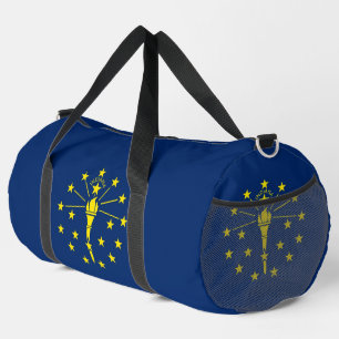 Print Cut Sew Bag with flag of Indiana, US