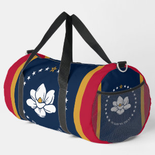Print Cut Sew Bag with flag of Mississippi, USA