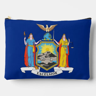 Print Cut Sew Bag with flag of New York State, USA