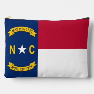 Print Cut Sew Bag with flag of North Carolina, USA