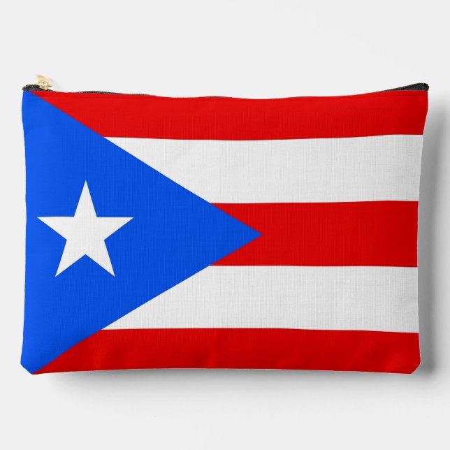Print Cut Sew Bag with flag of Puerto Rico, USA (Front)