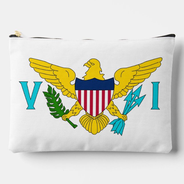 Print Cut Sew Bag with flag of US Virgin Islands (Front)