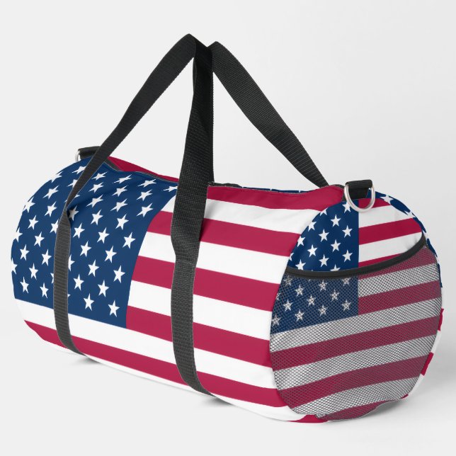 Print Cut Sew Bag with flag of USA (Right Corner)