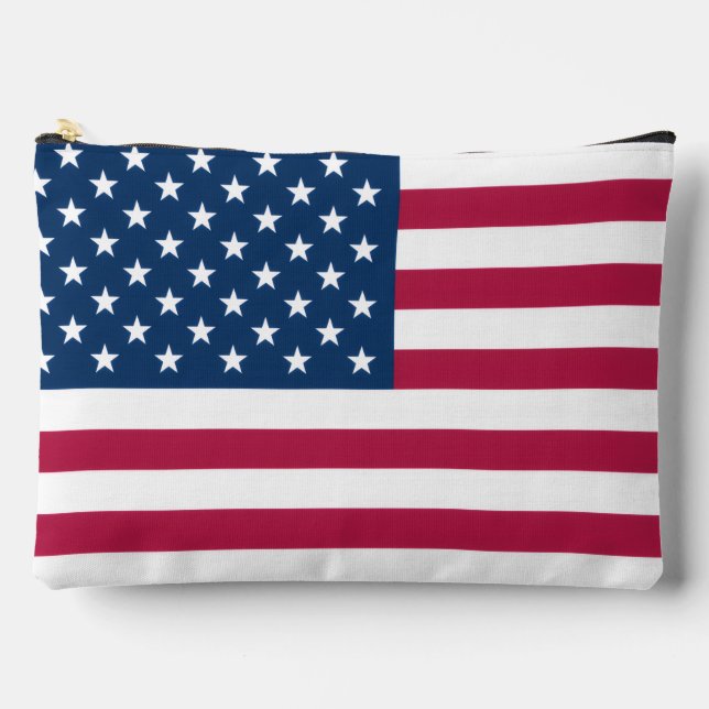 Print Cut Sew Bag with flag of USA (Front)
