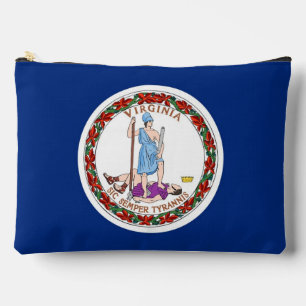 Print Cut Sew Bag with flag of Virginia State