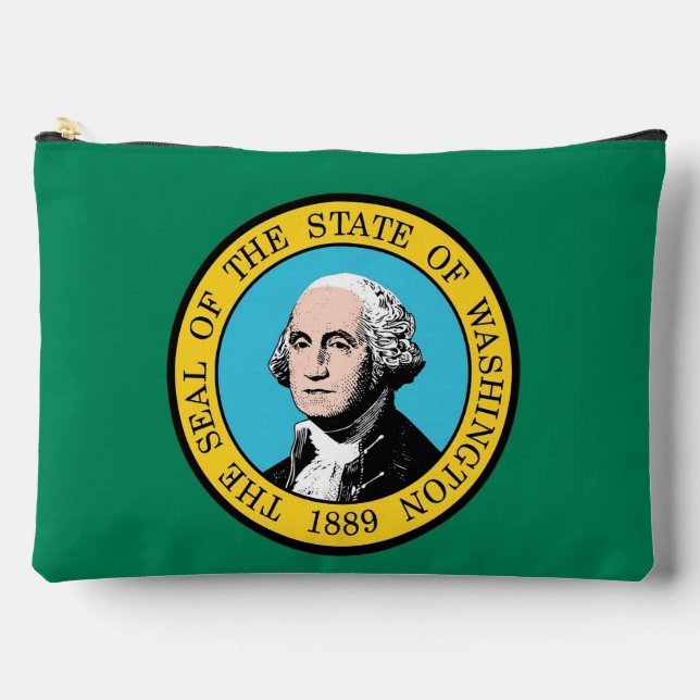 Print Cut Sew Bag with flag of Washington State (Front)