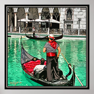 Print:  Gondolier Poster