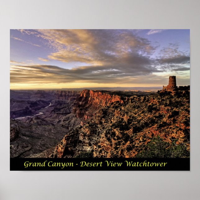 Print - Grand Canyon - Desert View Watchtower (Front)