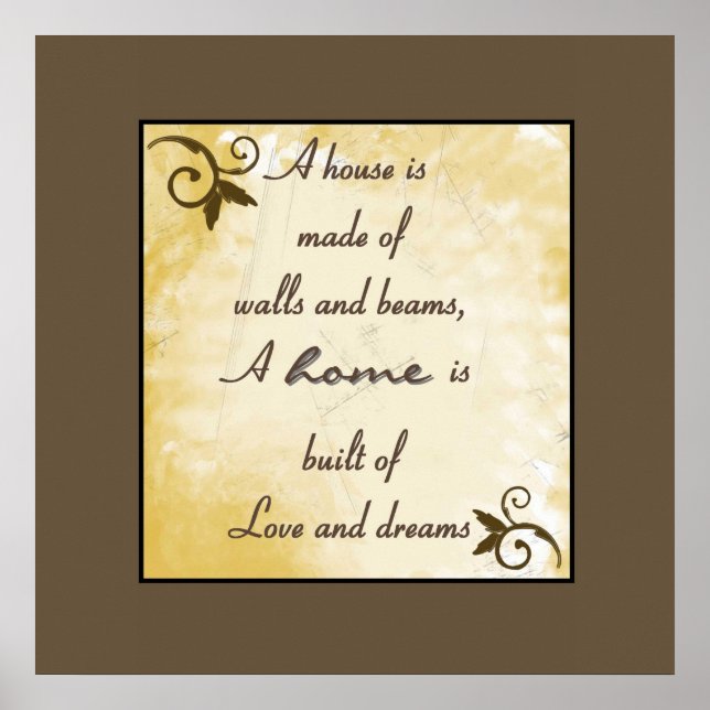 Print - Home: Love & Dreams (Front)