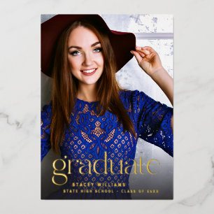 Print Mod Photo Graduation Foil Announcement VR