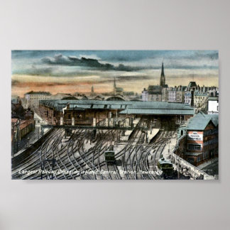 Print - Newcastle-upon-Tyne Railway Junction