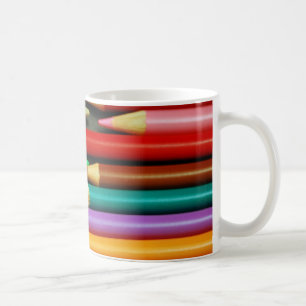 Print of Colourful pencils Coffee Mug