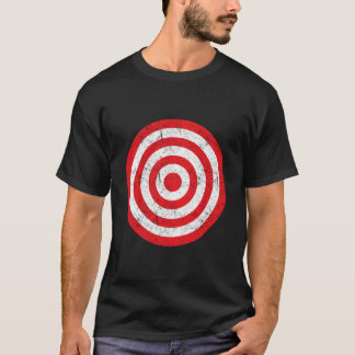 Print On Back Bullseye Target Bulls Eye Prank Joke T-Shirt