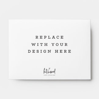 PRINT ORDER  4.75 x 6.5 inch A6 lanscape Envelope