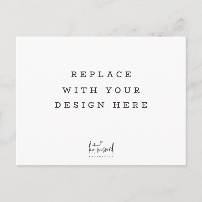 PRINT ORDER 7 x 5 inch horizontal landscape Postcard (Front)