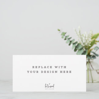 PRINT ORDER 8 x 4 inch landscape wide card