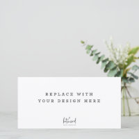 PRINT ORDER 8 x 4 inch landscape wide card