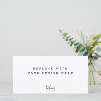 PRINT ORDER 8 x 4 inch landscape wide card