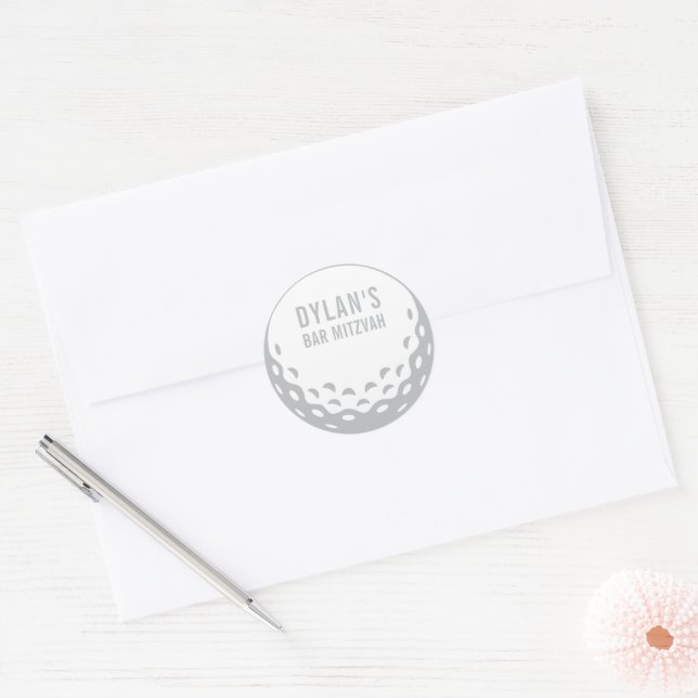 PRINT ORDER envelope party favour seal golf ball (Envelope)