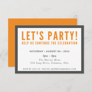 PRINT ORDER for Rachel - Casey's Party insert Invitation