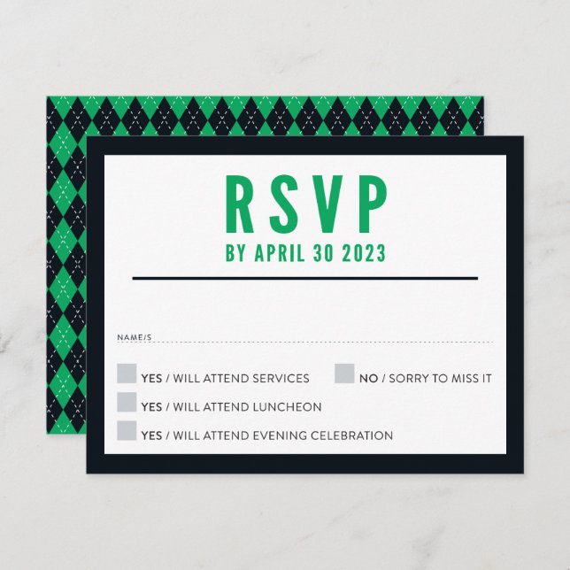 PRINT ORDER for Sari - Dylan RSVP reply card (Front/Back)