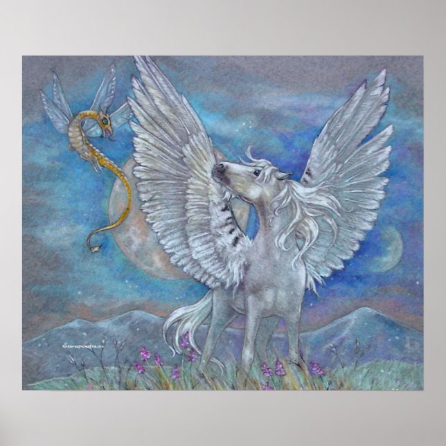 PRINT - Pegasus Fairy Dragon (Front)