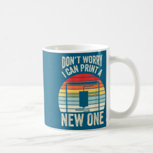 Print Retro 3d Printer Can Coffee Mug