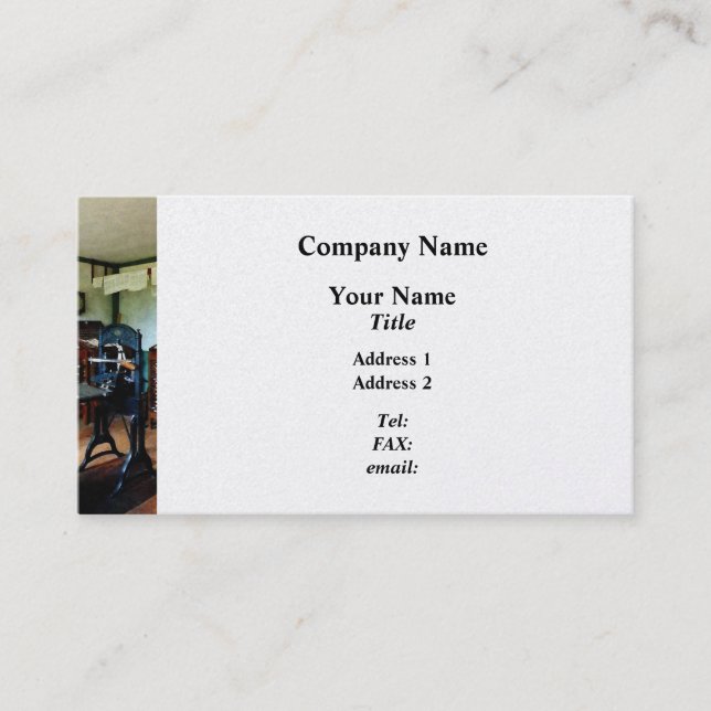 Print Shop Business Card (Front)
