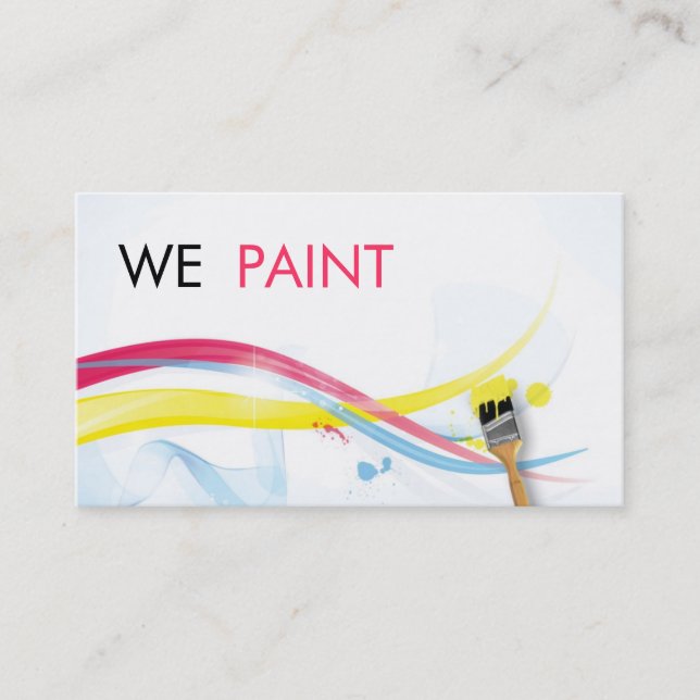 print shop business card (Front)