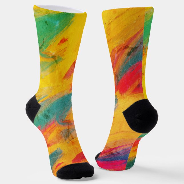 print socks abstract (Angled)