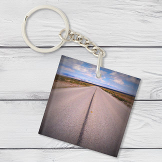 Print Square Phone Photo Key Chain