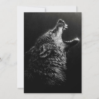 Print to Wolf love | Vintage Wolf Happy