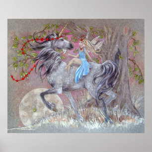 PRINT - Unicorn Fairy Valentine