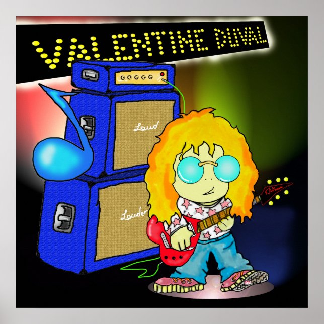 Print "Valentine Duval" - by Kev Moore (Front)