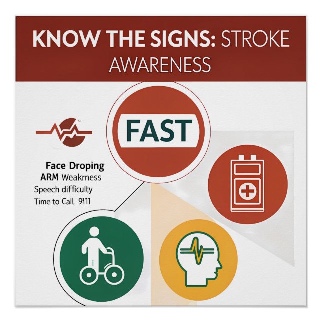 Print, Value Poster "Know the Signs, Act F (Matte) (Front)