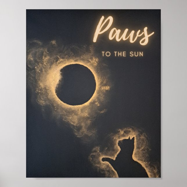 Print, Value Poster Paper (Matte) Paws to the Sun  (Front)