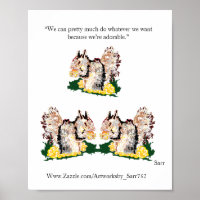 Print, Value Poster Paper (Matte) Squirrels 