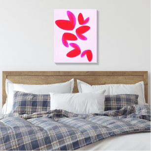 Print, Value Poster Paper (Semi-Gloss) with Hearts Canvas Print