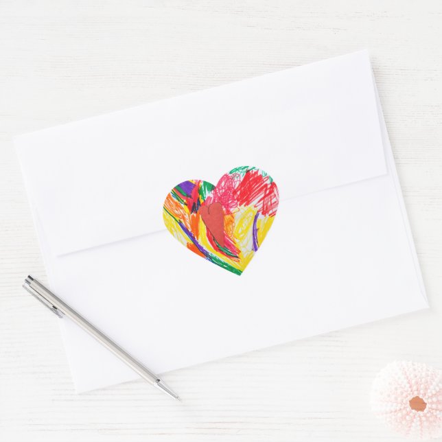 Print Your Child's Art on Stickers (Envelope)